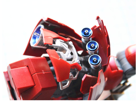 SH Studio RG Sazabi Metal Set Red 19 Options + decals