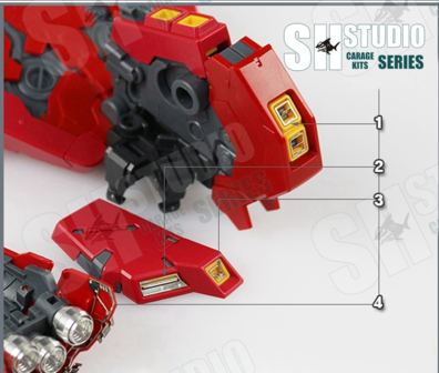 SH Studio RG MSN-04 Sazabi Set SHEU12