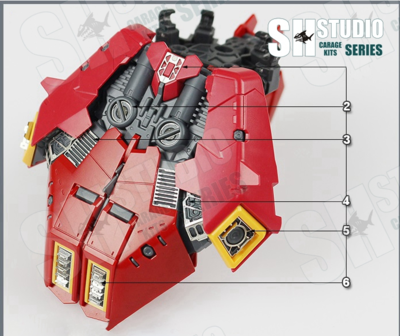 SH Studio RG MSN-04 Sazabi Set SHEU12