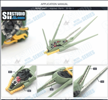 SH Studio Re 1/100 AMX-103 Hamma-Hamma Set SHEU009