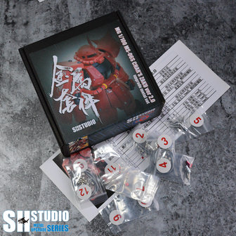 SH Studio MG Zaku II 06S Metal Set Red 12 Options