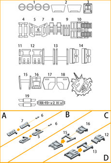 Anubis GP009 MG Hi-Nu RX-93-2 Detail Set