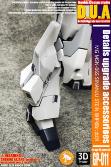 Anubis GP011 MG Sinanju MSN-06S Detail Set