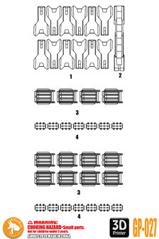 Anubis GP027 Fin Funnels for MG Nu &amp; Hi-Nu Detail Set