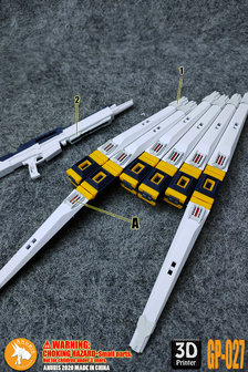 Anubis GP027 Fin Funnels for MG Nu &amp; Hi-Nu Detail Set