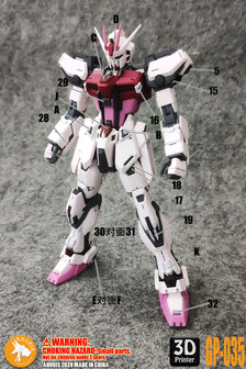 Anubis GP035 MG Strike GAT-105 Detail Set