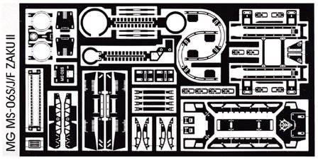 SH Studio MG MS-06 S/F/J Zaku II Set SHEU021