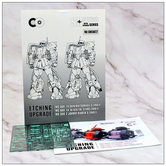 SH Studio MG MS-06R (1A/2) Zaku II Advanced Set SHEU022