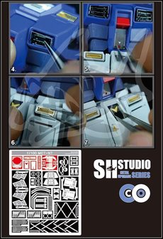 SH Studio MG RX-78-NT-1 Chobam Armor Set SHEU018