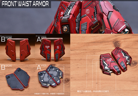 AnchoreT YujiaoLand MG Sazabi A1 Body 1.0 Dress-up Kit