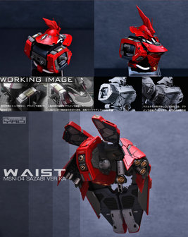 AnchoreT YujiaoLand MG Sazabi A2 Body 2.0 Dress-up Kit