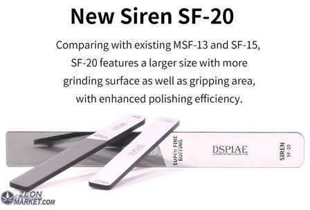 DSPIAE Siren Ultimate Precision File SF-20 10000-12000 Grit