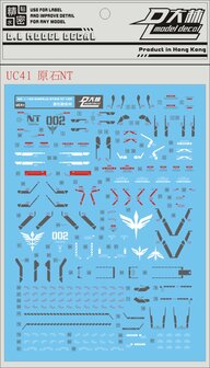 DL-Decal UC41 for Sinanju Stein NT Ver MSN-06S-2