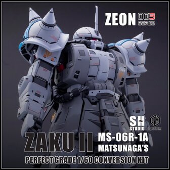 SH Studio x GM Dream PG Zaku II Shin Matsugane GK or Bazooka