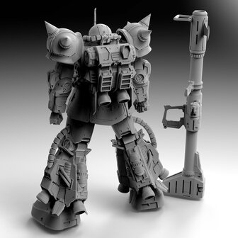 SH Studio x GM Dream PG Zaku II Shin Matsugane GK or Bazooka