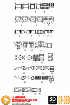 Anubis GP039 HG RX-79G Ground Type Ver.2 Detail Set