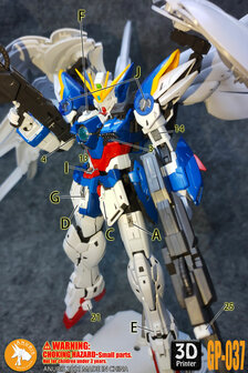 Anubis GP037 MG Wing Zero EW ver. Ka Detail Set