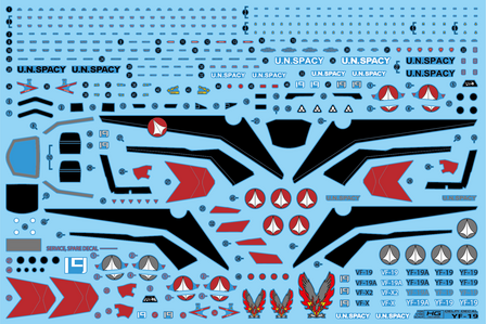 Delpi-Decal HG Macross Plus YF-19