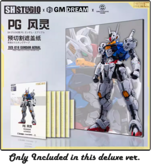 SH Studio x GM Dream PG Aerial Gundam Full Kit + LED + Masking Tape