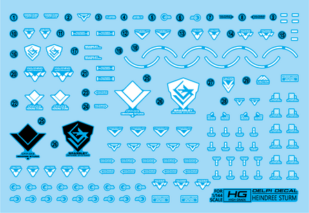 Delpi-Decal HG Heindree Sturm Normal