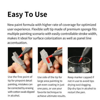 DSPIAE MKF Fluorescent Acylic Soft Tip Markers