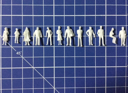 1/100 Figures Regular People 10 Pcs