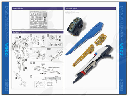 SH Studio MG Strike Freedom Gundam Photo Etch Set SHME004MG