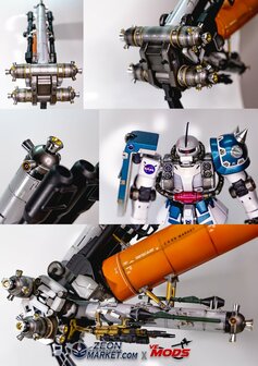 MG Psycho Zaku ZMMP-001 v2.0 Metal Set Various Colors