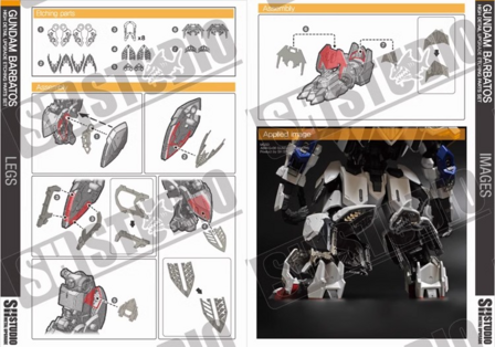 SH Studio MGSD ASW-G-08 Barbatos Gundam Set SHEU037