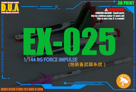 Anubis EX-025 RG Force Impulse Upgrade Parts