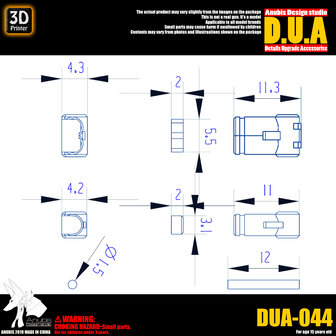 Anubis DUA-044 1/144 Hydraulic Tubes 02