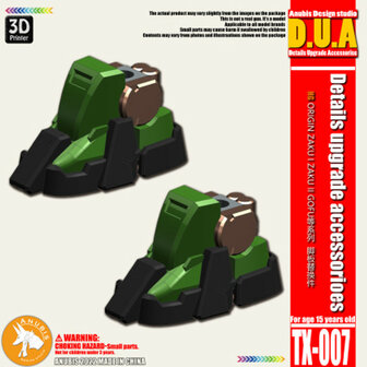 Anubis TX-007 HG Origin ZEON MS Feet Armor Upgrade