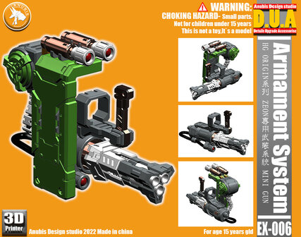 Anubis EX-006 HG Zaku II Shoulder Armament System