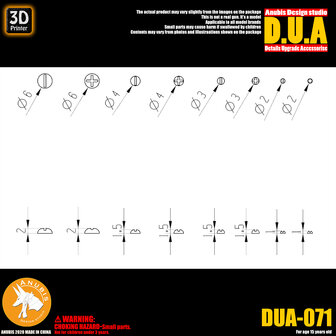 Anubis DUA-071 Bolts Detail Upgrade Accessories