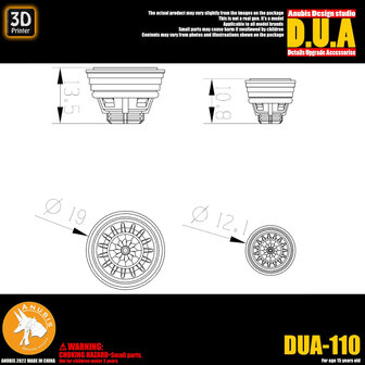 Anubis DUA-110 Thrusters Detail Upgrade Accessories