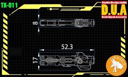 Anubis TX-011 1/144 Machine Gun