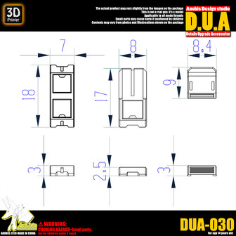 Anubis DUA-030 Detail Upgrade Accessories