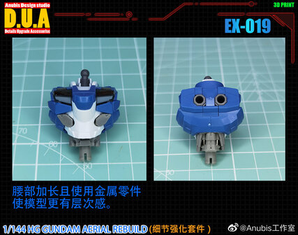 Anubis EX-019 HG Gundam Aerial Rebuild Upgrade Parts