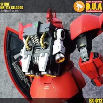 Anubis EX-012 MG MS-14 Gelgoog Char Red Warrior 2.0 Backpack A