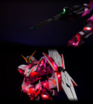 Kosmos MS Unicorn Gundam RGB LED Set + Remote