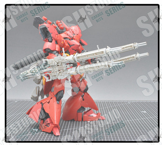 RG MSN-04 Sazabi Dual Gatling Gun plus Metal Chains (Resin Kit)