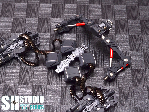 RG MSN-04 Sazabi Dual Gatling Gun plus Metal Chains (Resin Kit)