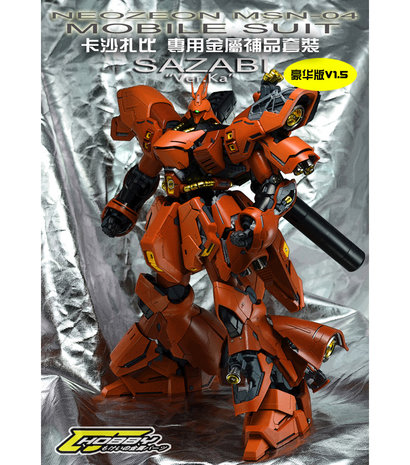 MG Sazabi Lux Metal Set v1.5 26 Options