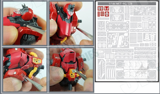 SH Studio RG MSN-04 Sazabi Set SHEU12