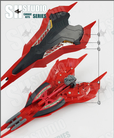 SH Studio RG MSN-04 Sazabi Set SHEU12