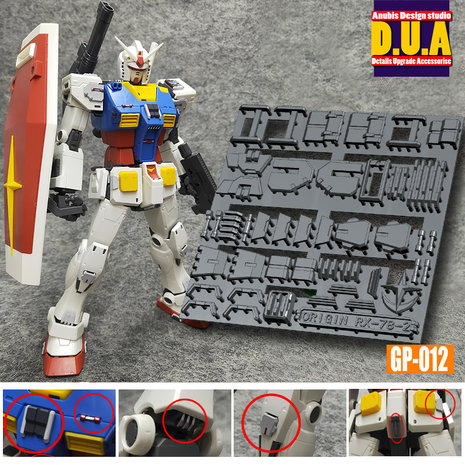 Anubis GP012 MG RX-78-2 Origin Detail Set