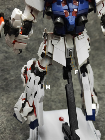 Anubis GP013 RG Unicorn RX-0 Origin Detail Set