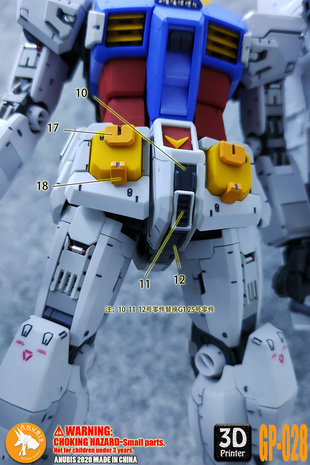 Anubis GP028 MG RX-78-2 3.0 Detail Set