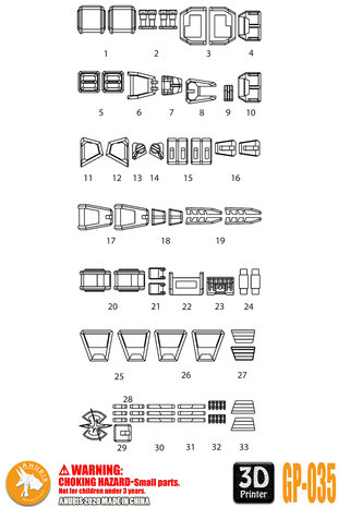 Anubis GP035 MG Strike GAT-105 Detail Set