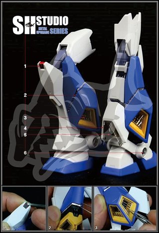 SH Studio MG RX-78-NT-1 Chobam Armor Set SHEU018